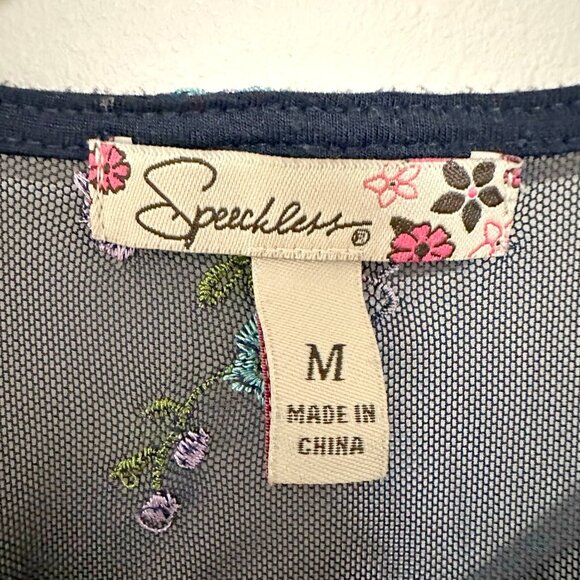 Speechless Sheer Floral Top - Picture 5 of 8